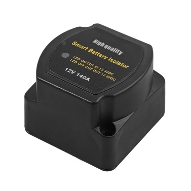 12V 24V Автоматический переключатель зарядки RV Smart Dual Battery Isolator Чувствительное к напряжению реле Совместимо с RV Морские автомобили Грузовик Караван Внедорожник Кемпер Яхта